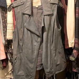 Lucky brand leather vest